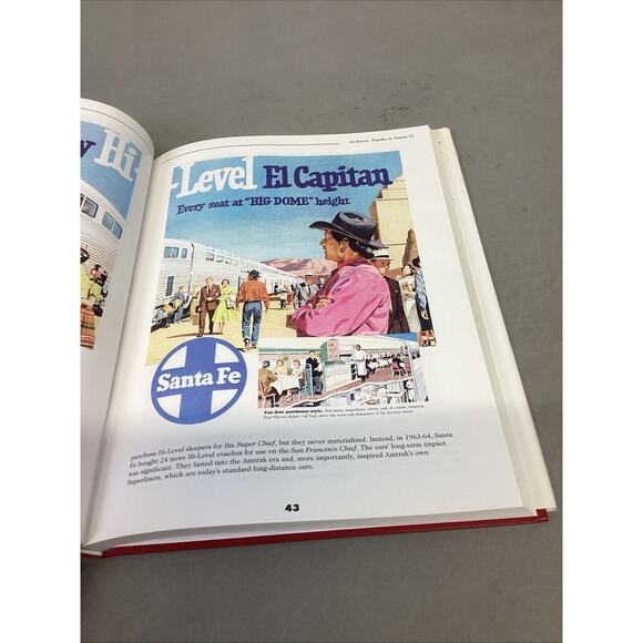 CLASSIC RAILROAD ADVERTISING - RIDING THE RAILS AGAIN - BY TAD BURNESS - Picture 4 of 10